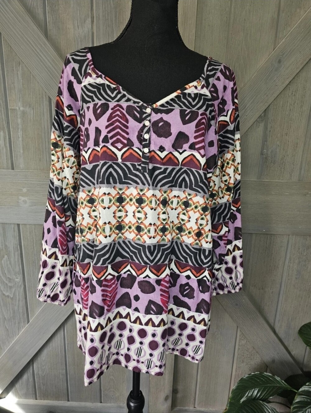 Y2k Fashion Bug Blouse sz XL